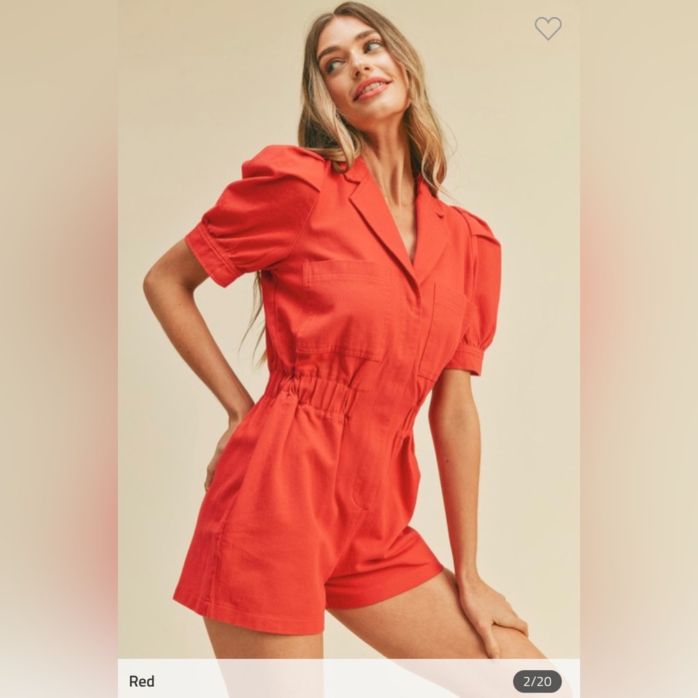 NWT True Red Romper